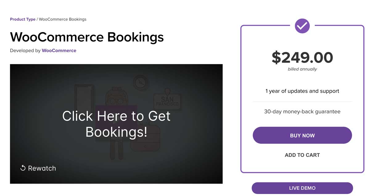 WooCommerce Booking