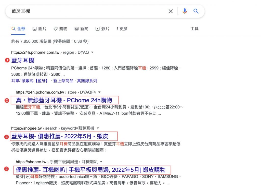 標題加入標點符號