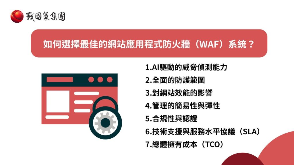2025年網路應用程式防火牆(WAF)相關推薦公司戰國策集團