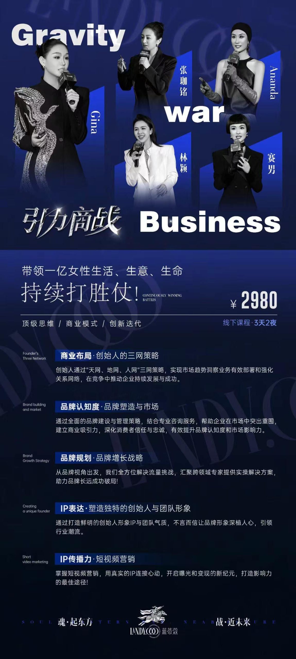 一場讓我找回了繼續往前的動力的課程，藍蒂蔻Gina如何震撼我的靈魂與商業思維？戰國策集團