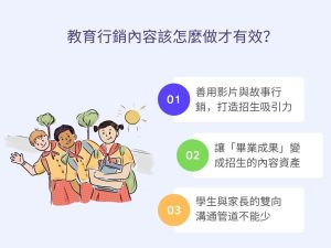 少子化衝擊招生現場！大專與補教業如何用教育行銷翻轉招生策略？