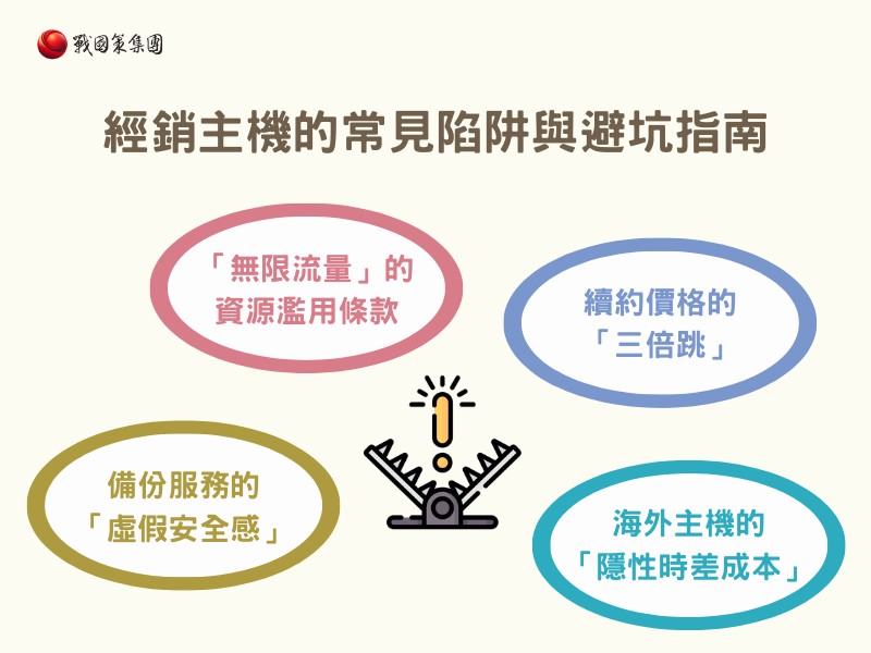 經銷主機的常見陷阱與避坑指南