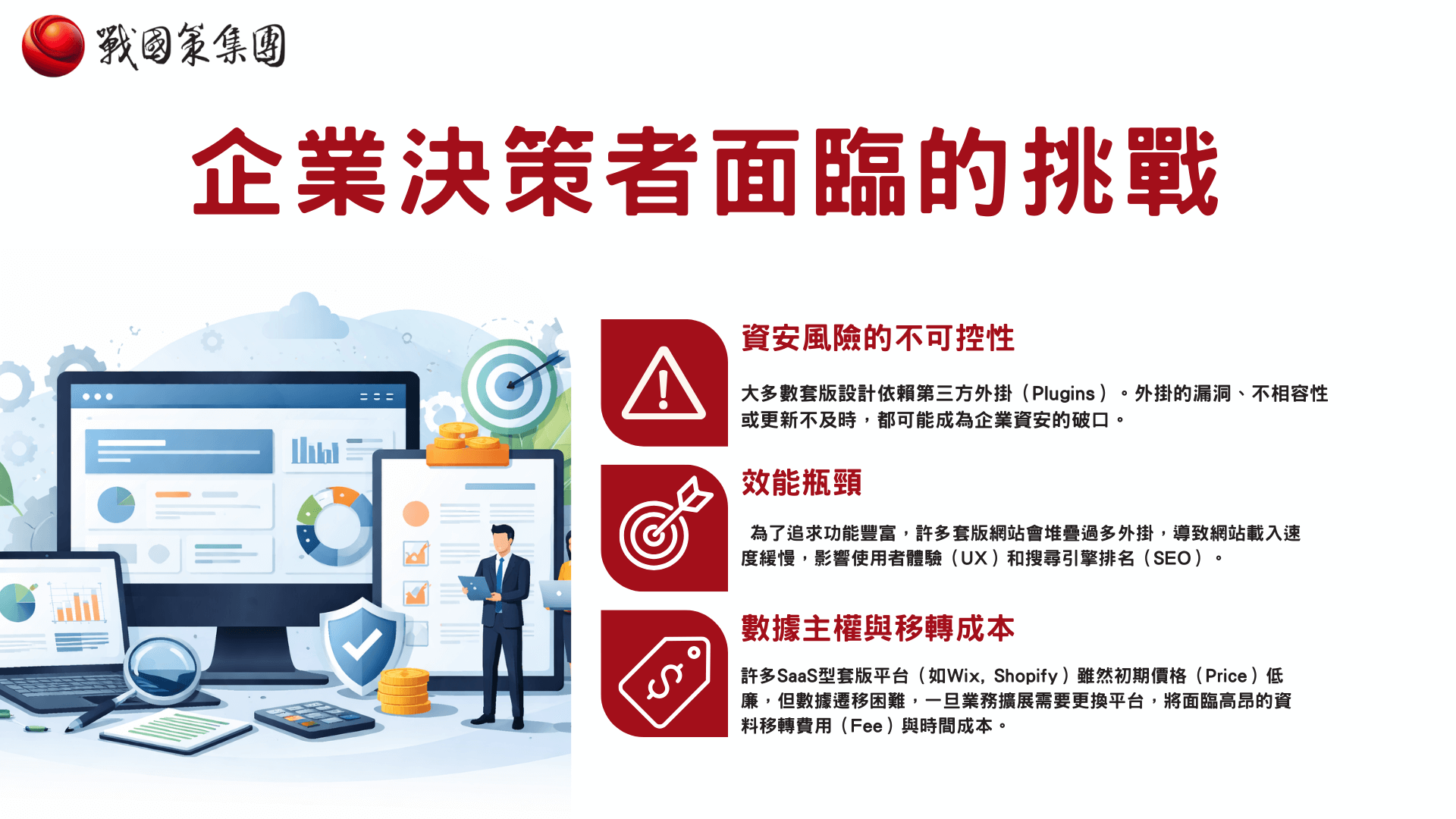 企業決策者面臨的挑戰