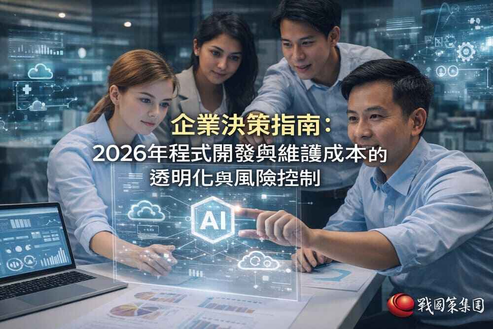 程式開發與維護成本的透明化與風險控制戰國策集團