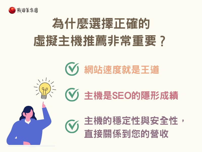 為什麼選擇正確的虛擬主機推薦非常重要？
