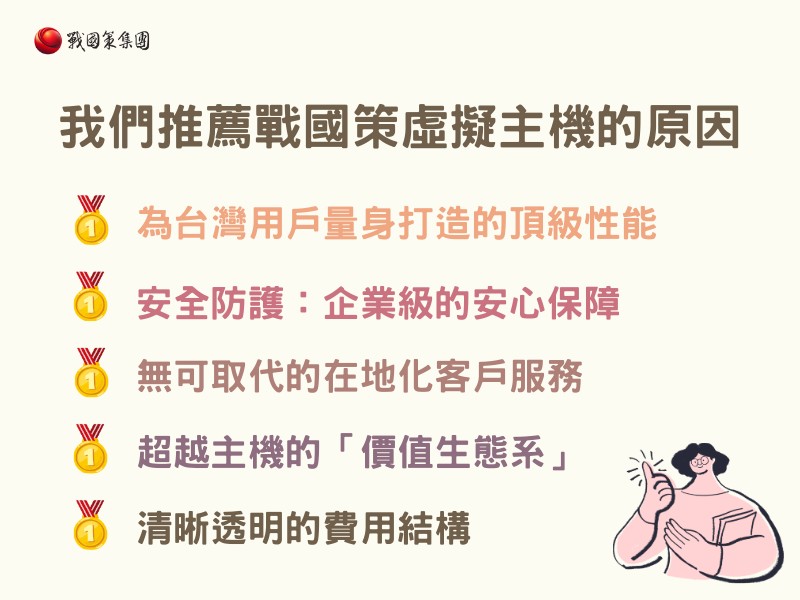 戰國策虛擬主機推薦原因