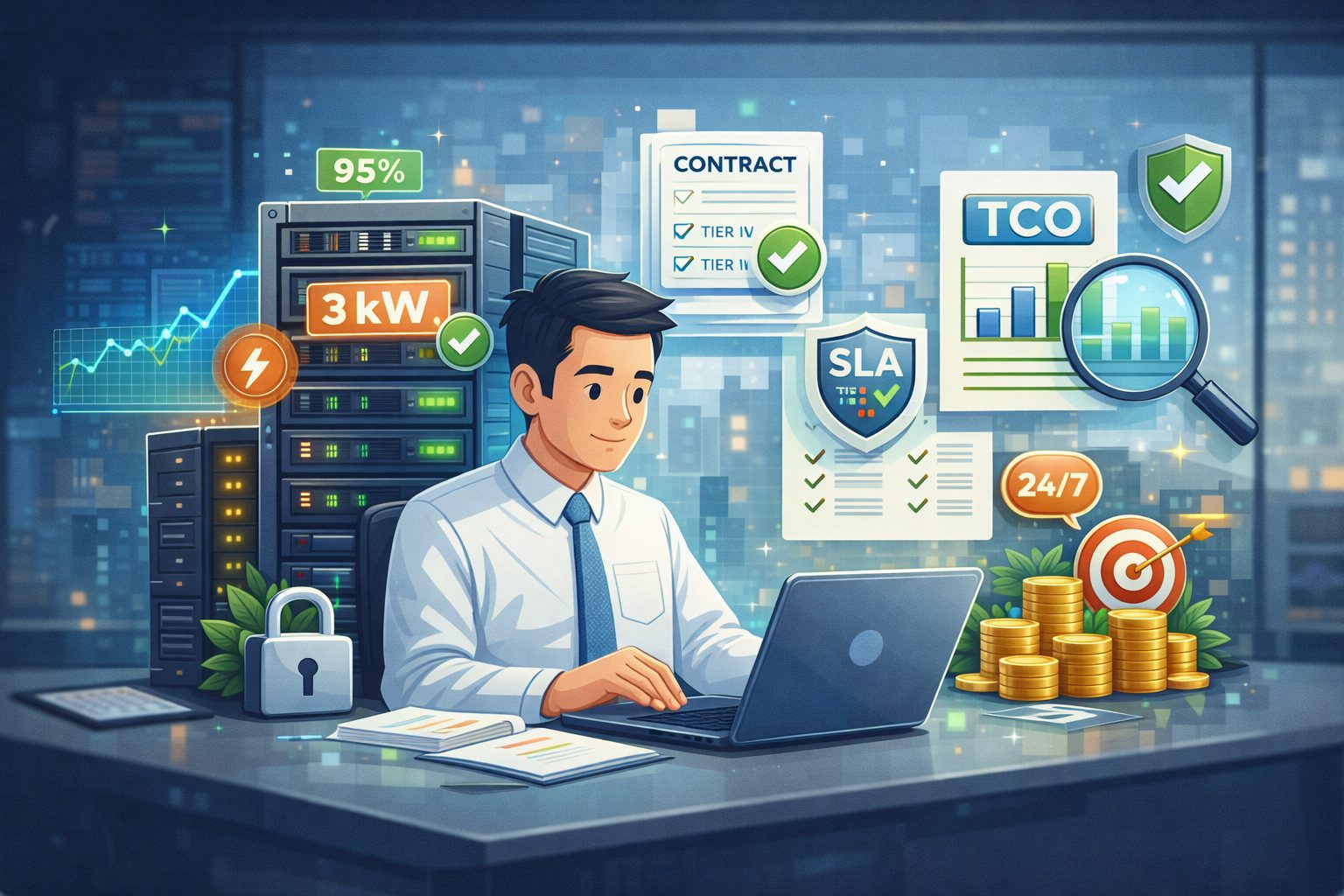 2026 企業決策指南：主機代管（Colocation）總體擁有成本（TCO）透明化與風險控制框架戰國策集團