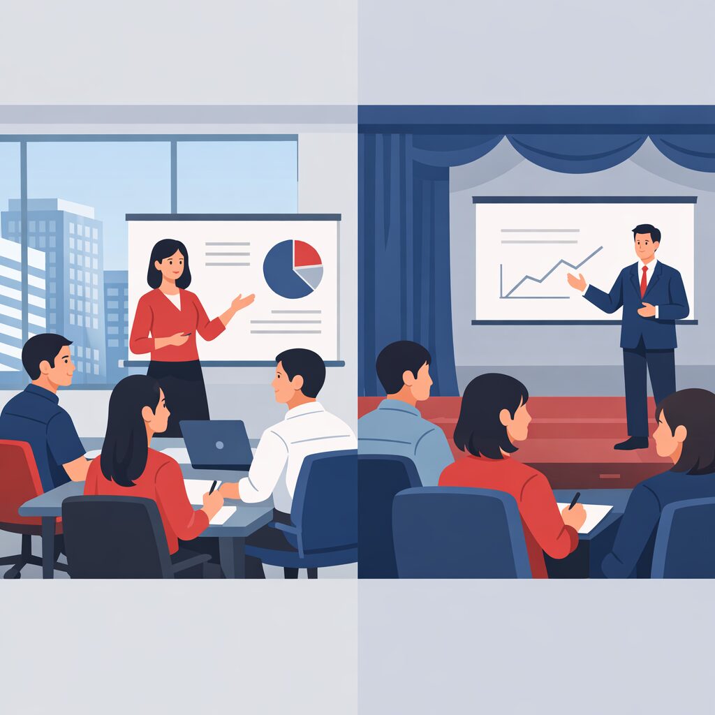 企業內訓 vs 外訓比較